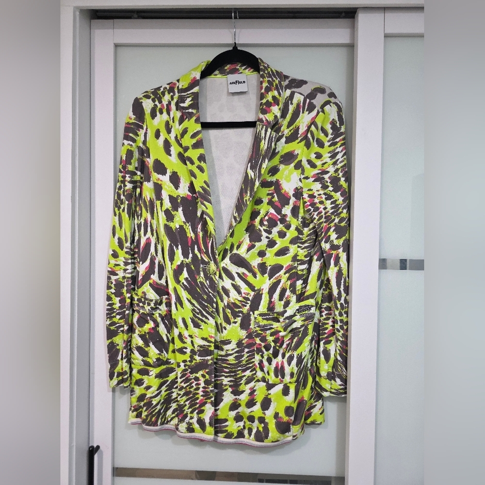Airfield April Multicolor Abstract Blazer View 2